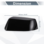 Set of 2 Rearview Mirror Cover Caps Gloss Black for Cadillac Chevrolet GMC