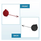 Tow Hook Cover for Volkswagen Golf 6 MK6 (2009–2013) 5K0 807 241 Red