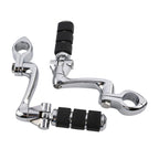 1 1/4" Highway Engine Guard Foot Pegs for Harley Touring Street Glide