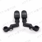 1" Flame Foot Peg Clamps for Yamaha Roadstar, Kawasaki Vulcan