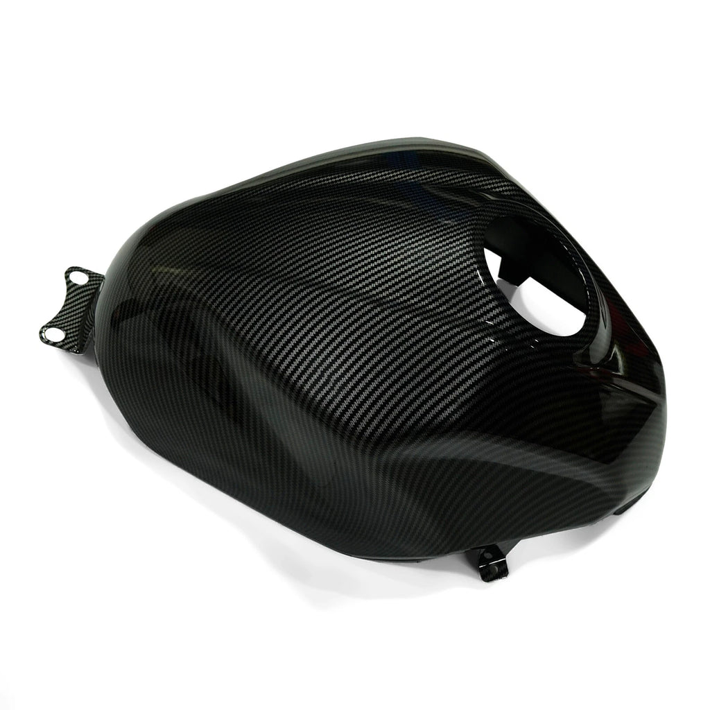 Carbon Fiber Fuel Gas Tank Cover for Kawasaki Ninja 400 (2018–2023)