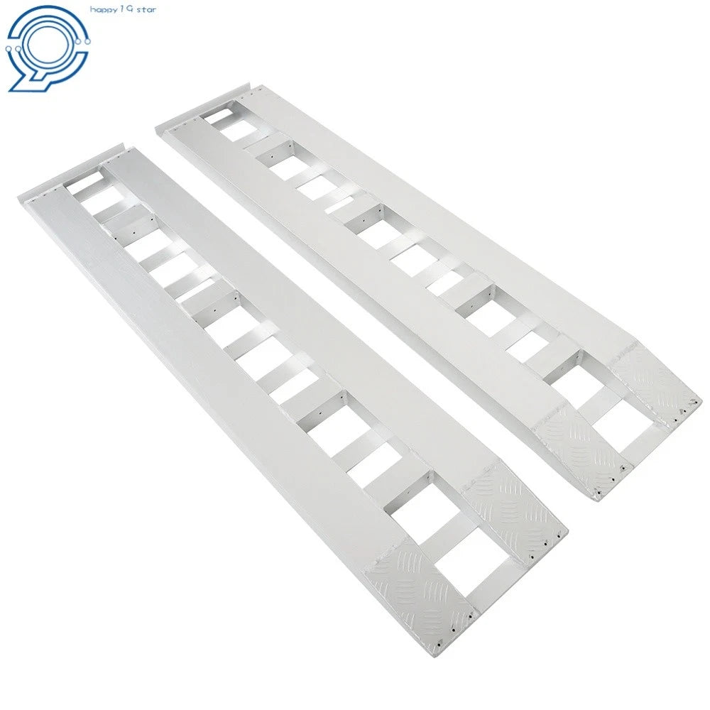 Set of 2 Aluminum Ramps for Car Trailer Truck (72"x14", 6500 lbs)
