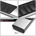 Set of 2 Nerf Bar Running Boards for Silverado Sierra Crew Cab (2007–2019)