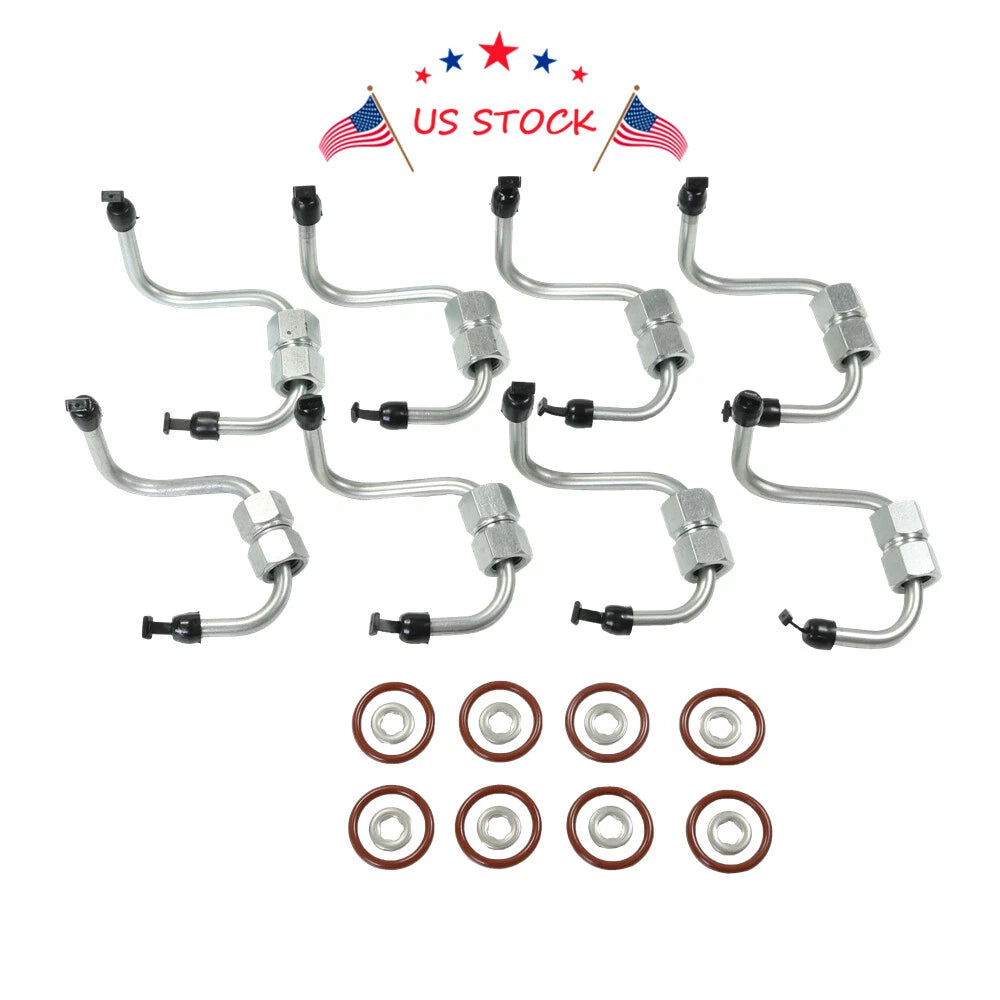 Set of 8 Fuel Injector O-Ring Seals for Ford 6.4L Diesel (2008–2010)