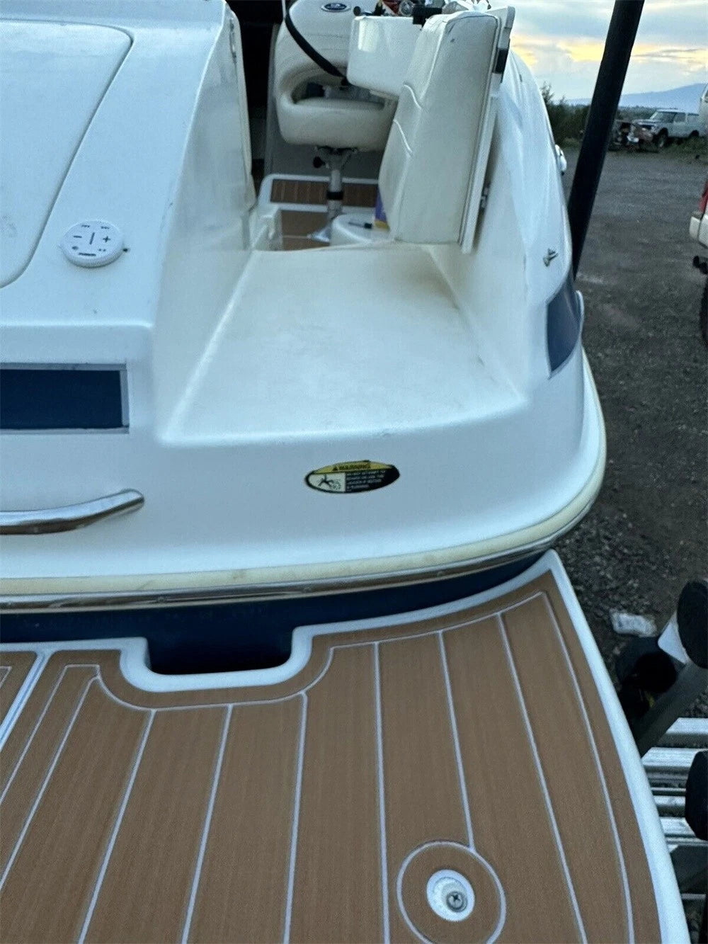 EVA Teak Deck Floor Pad for Maxum 2400 SR3 (2008)