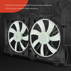 Dual Cooling Fan Assembly with Shroud for Toyota Camry (2010–2011)