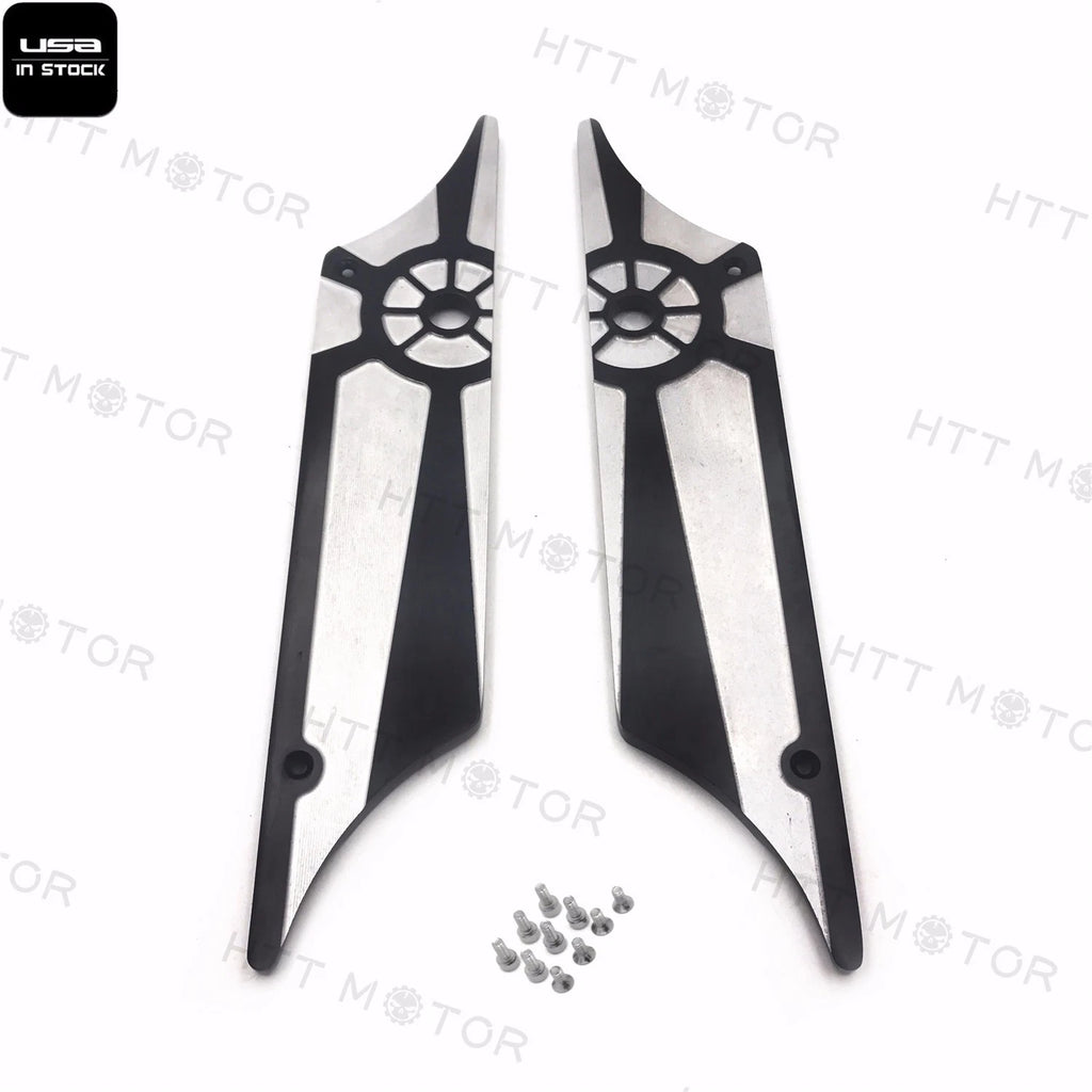 CNC Billet Aluminum Saddlebag Latch Cover for Harley Touring (1993–2013)