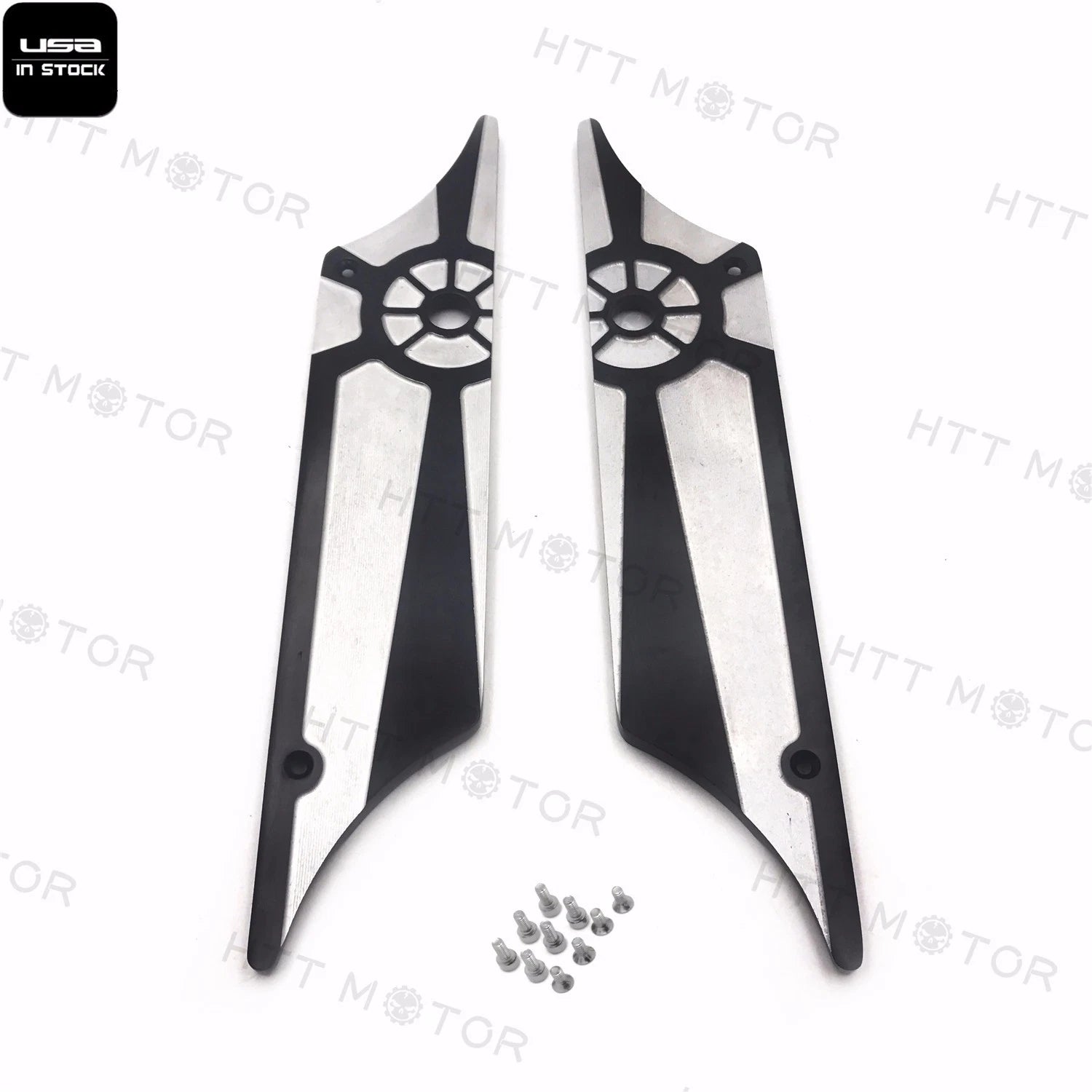 CNC Billet Aluminum Saddlebag Latch Cover for Harley Touring (1993–2013)