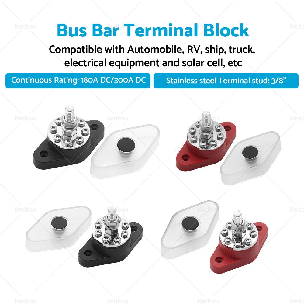 Bus Bar Terminal Block Power Stud for Battery Junction Post M10