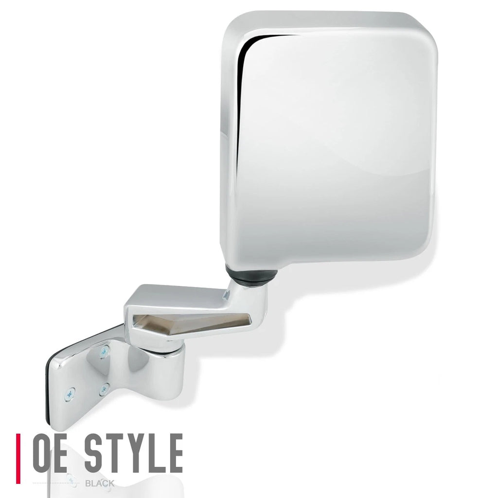 OE Style Manual Side View Door Mirror Left for Jeep Wrangler (1987–1995) CH1320189