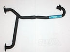 Black Alloy Twin Exhaust Pipe Muffler for 250cc Hummer Style ATV
