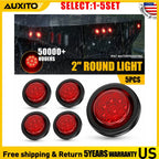 2" Round 9LED Trailer Side Marker Light for Truck (5-25X)