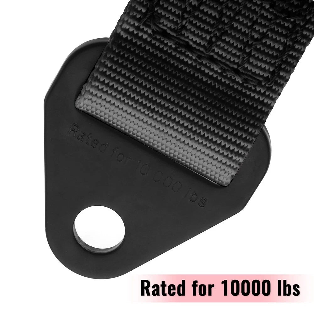 10" Black Limit Straps for Shock Suspension Travel