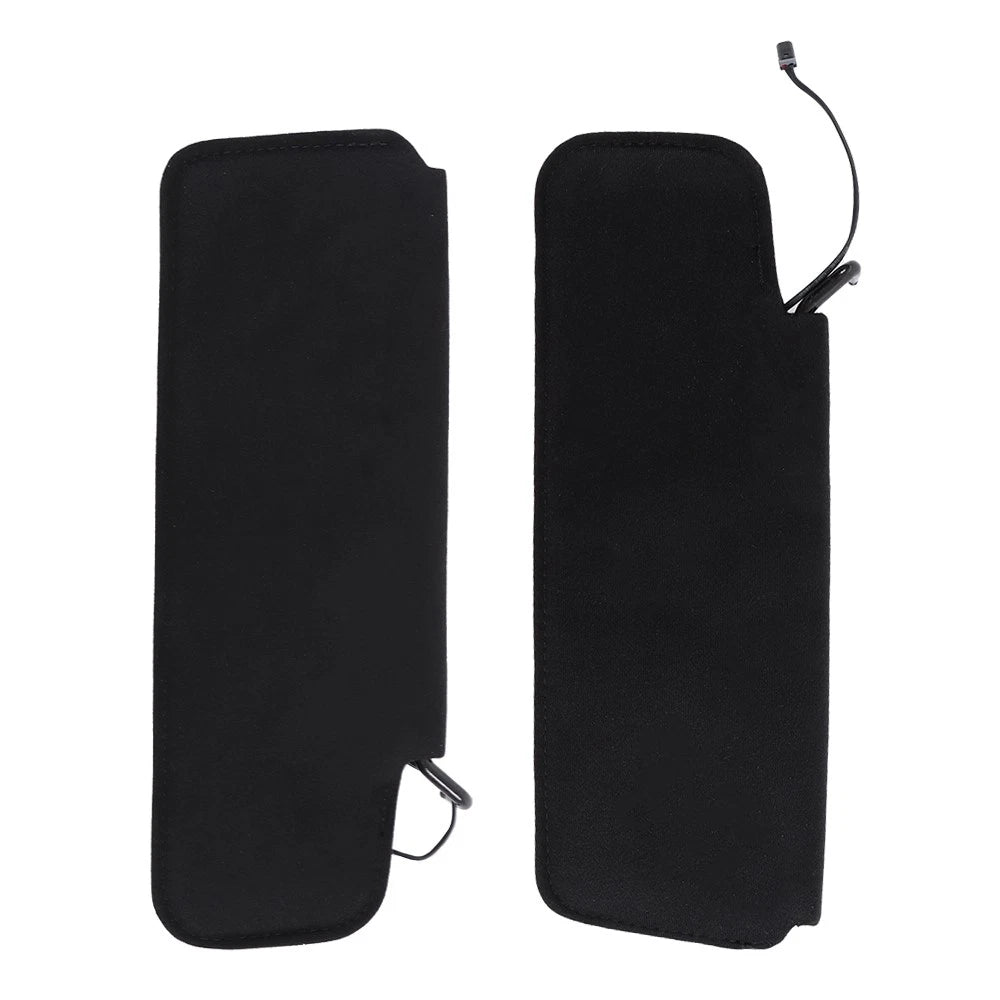 Pair Black Sunvisors with LED Light for Chevy Corvette C4 (1984-1996)