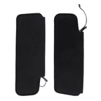 Pair Black Sunvisors with LED Light for Chevy Corvette C4 (1984-1996)