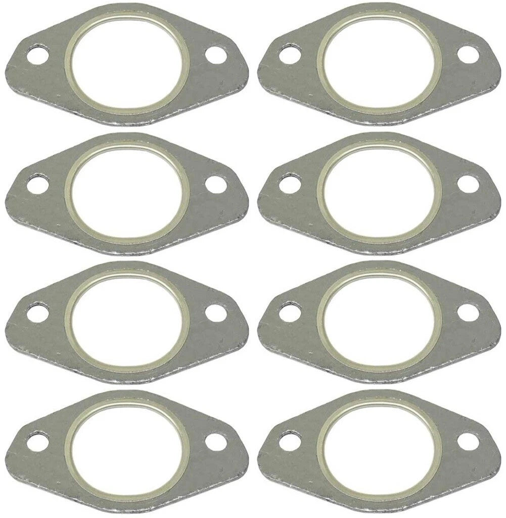 Set of 8 Exhaust Manifold Gaskets for Mercedes R107 W126 (1972–1989)