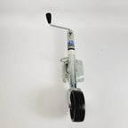 Swivel Jack for PRO Series (1000 lb, Zinc Plated) with 6" Black Poly Wheel #EJ10000101