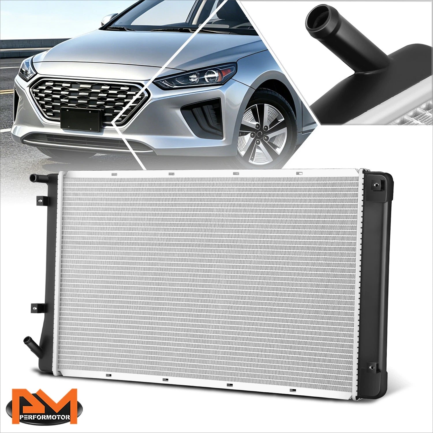 Aluminum Core Radiator for Hyundai Ioniq Niro Hybrid (2017–2022) DPI-13677