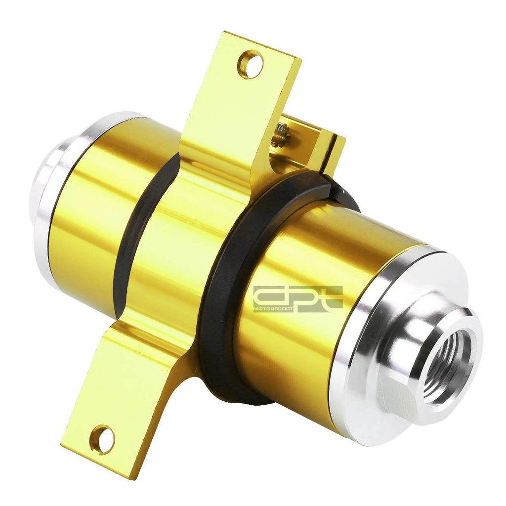 30 Micron Inline Fuel/Oil Filter + Bracket for AN6/AN8/AN10
