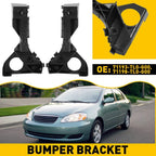 Set of 2 Front Bumper Cover Brackets for Toyota Corolla (2003–2008)
