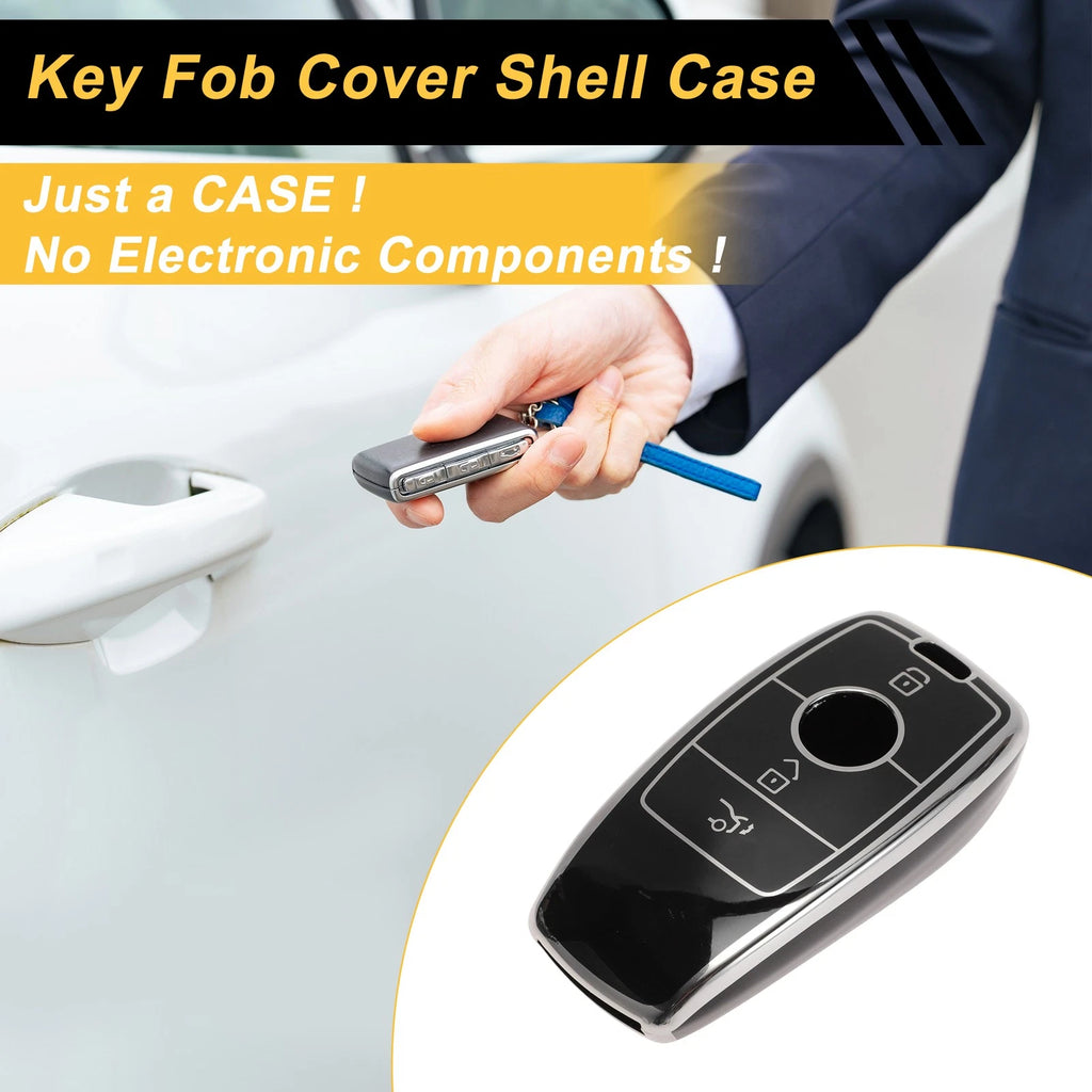 Key Fob Shell Cover Case for Mercedes-Benz (3 Buttons)