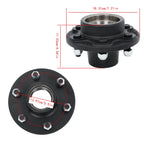 Set of 6-Lug Wheel Hub Kit for 5.5" Spindle with Bearings