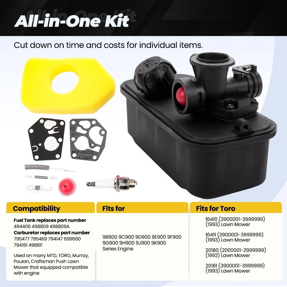 Carburetor for Briggs & Stratton (494406, 498809)