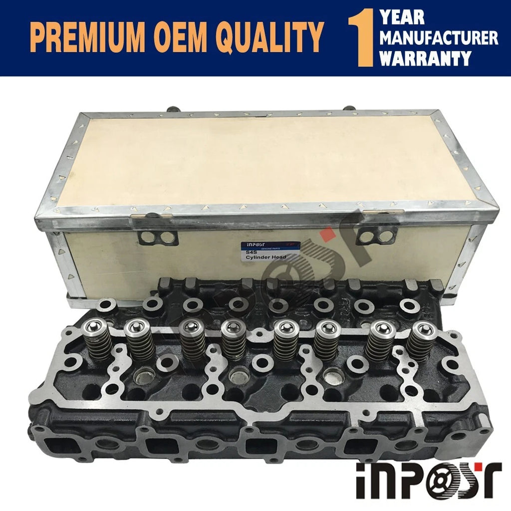 S4S Cylinder Head Complete + Head Gasket for Mitsubishi Forklift (2.5D)