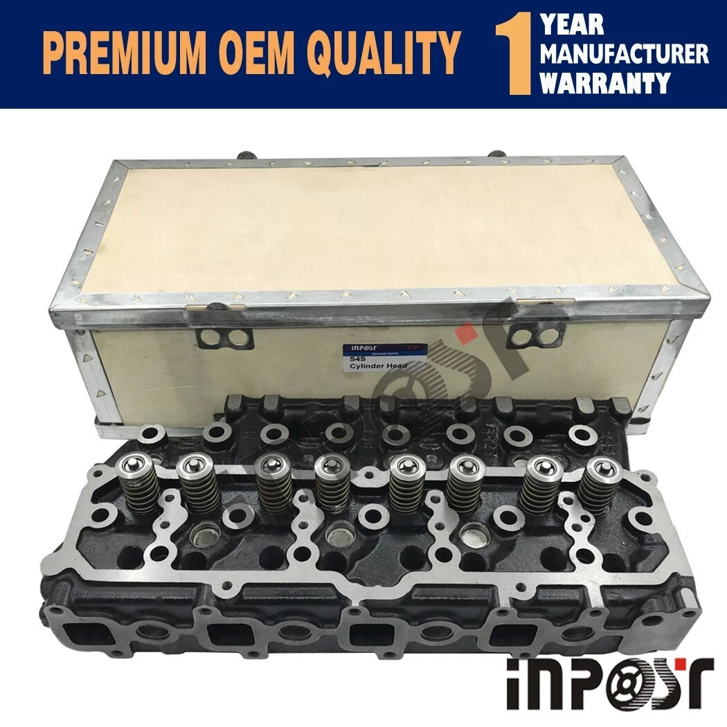 S4S Cylinder Head Complete + Head Gasket for Mitsubishi Forklift (2.5D)