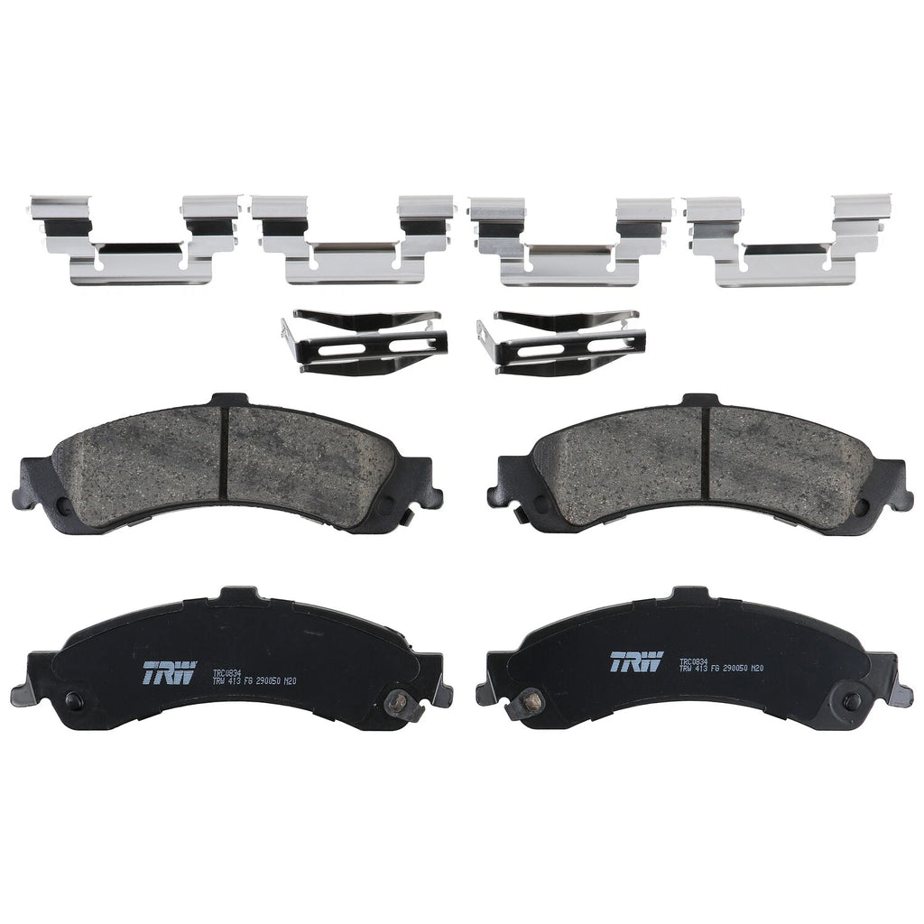 Rear Brake Kit 325mm Rotors & TRW Pro Ceramic Pads for Silverado Sierra 1500 (2007–2018)