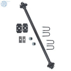 2000 lbs 44" Hub Face Trailer Axle with U-Bolt Kit for Boat RV Utility 