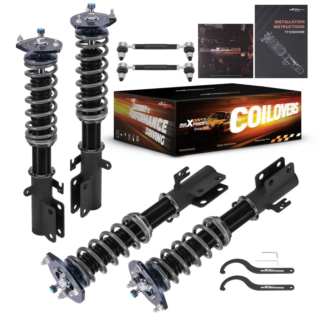 2X T7 Coilovers for Lexus ES350 (2007–2009) - 24 Level Damping Adjustable