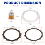 Clutch Friction Plates & Gasket Kit for Suzuki QuadSport Z400 (2003–2008)