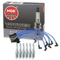 NGK 6 V-Power Spark Plugs Kit for Ford Mazda Mercury 3.0 V6 (1990–2005)