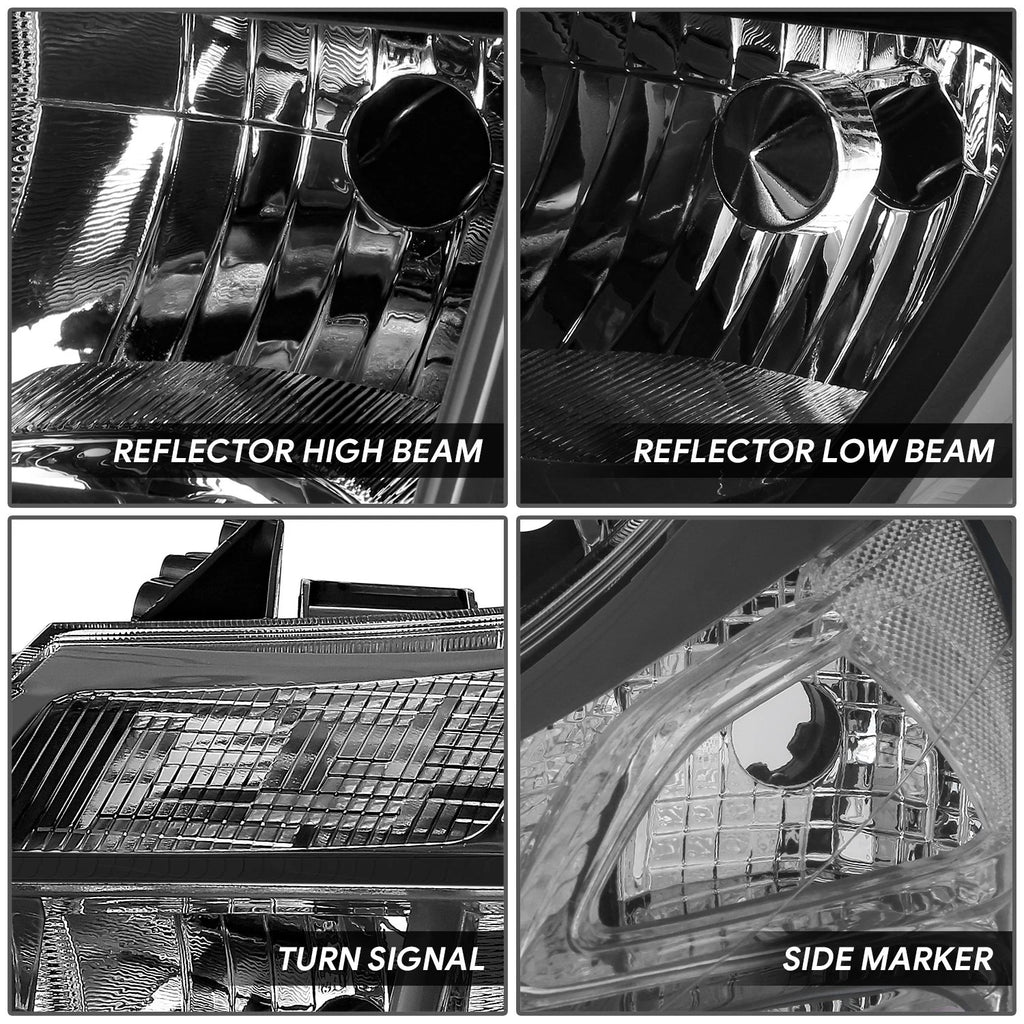 OE Style Black Housing Clear Corner Headlight for Ram Promaster 1500-3500 (2014–2022)