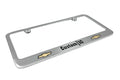 Chrome Engraved Licensed License Plate Frame with Bowtie for Chevrolet Custom (2010–2018)