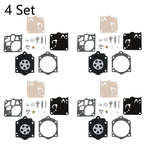Set of 4 Carburetor Diaphragm Kit for Husqvarna 3120XP & 3120 (272 268) Walbro K12-WG