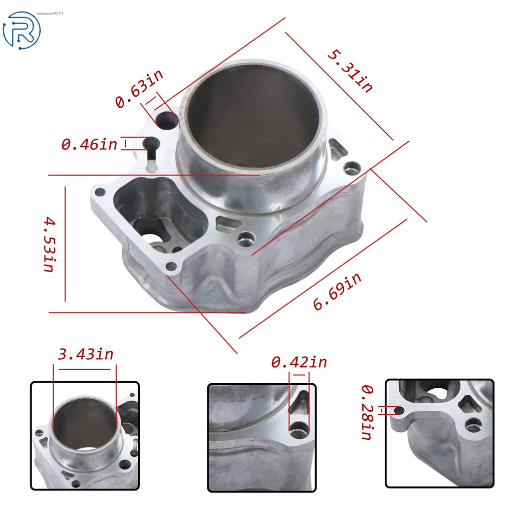 Engine Cylinder for Honda Fourtrax Rancher ES TRX420 (2007-2014)