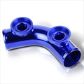 2.5" OD Aluminum 70 Degrees Bend Turbo BOV Adapter Flange Pipe for