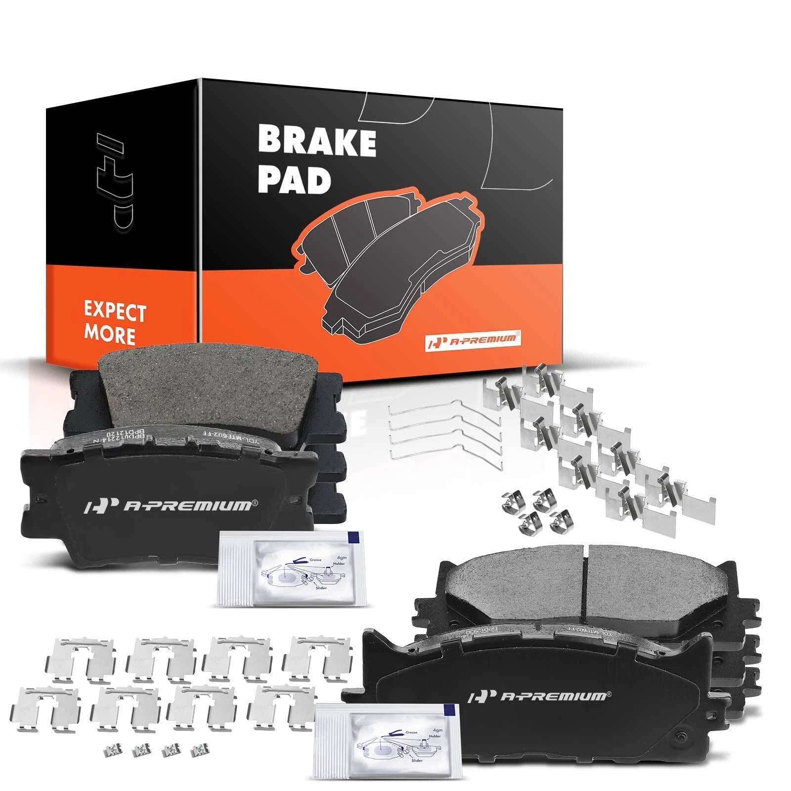 Ceramic Brake Pad Set for Toyota Camry & Lexus ES300h (2007–2017)