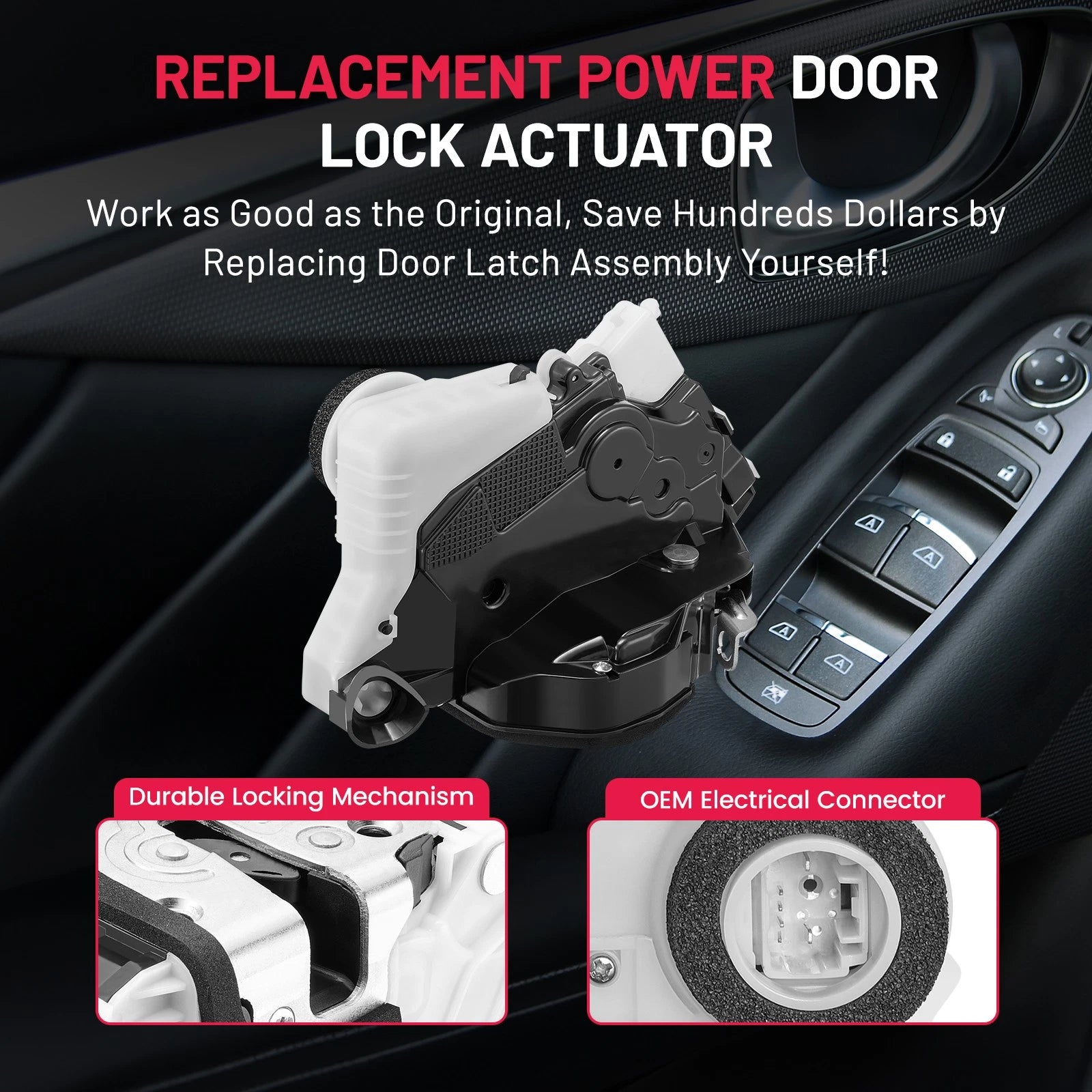 Front Right Door Lock Actuator for Toyota Avalon (2005–2012) 931-495