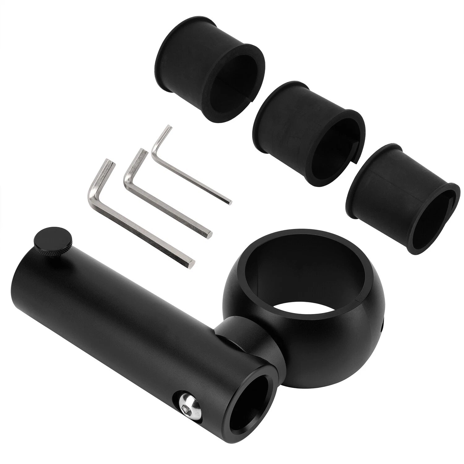 Boat Flag Pole Bracket Kit for Rail Mount (360 Degree Adjustable)