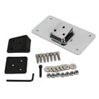 Chrome Laydown License Plate Mounting Bracket for Harley Sportster Dyna Softail