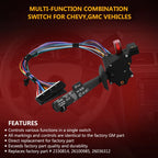 Turn Signal Switch for GMC Suburban C/K 1500 2500 (1992-1999)