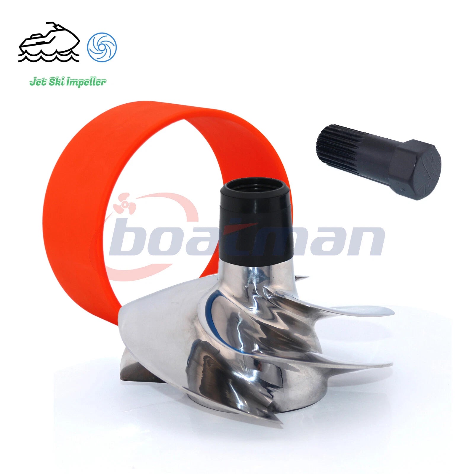 Jet Ski Impeller for Seadoo PWC RXT 260 RXP 255 260 GTX 230 (2008–2019) SRZ-CD-15/21A + Ring