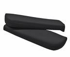 Front Armrest Door Panel Cover for Toyota 4Runner (2003–2009) Black PVC Leather