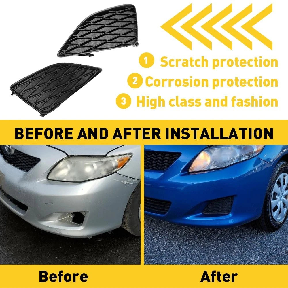 Fog Light Cover Set of 2 for Toyota Corolla (2009–2010) EPY