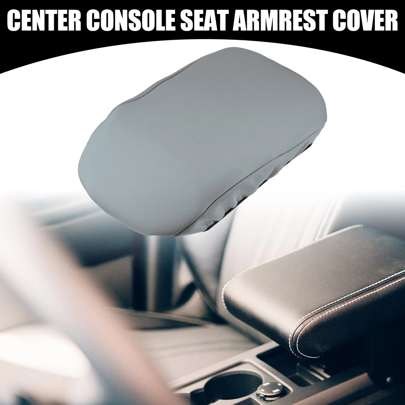 Center Console Seat Armrest Cover for Toyota RAV4 (2019–2023) Gray