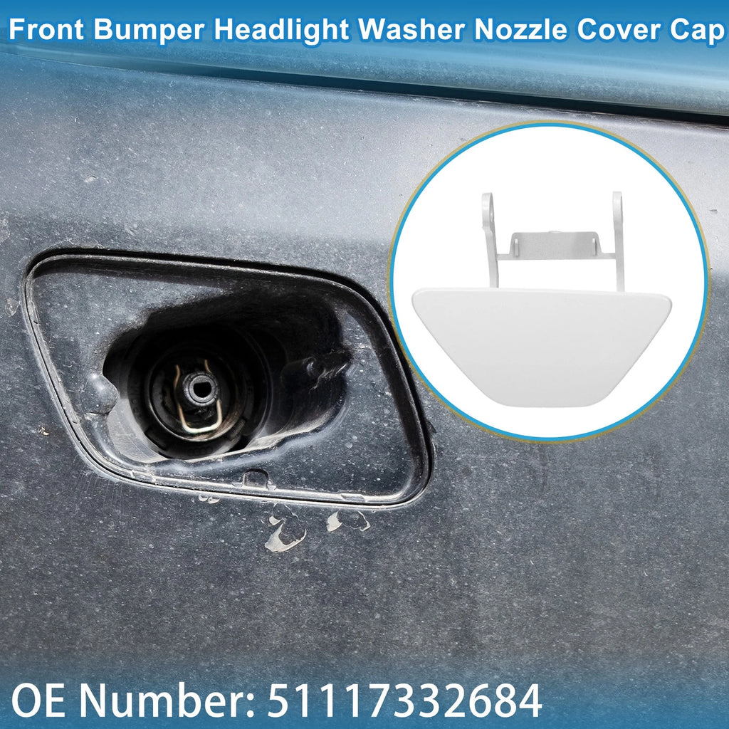 Front Right Washer Nozzle Cover Cap No. 51117332684 for BMW 528i (2014–2016)