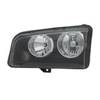 Driver Side Halogen Head Light Assembly w/o Clear Lens Over Amber Signal Bulb